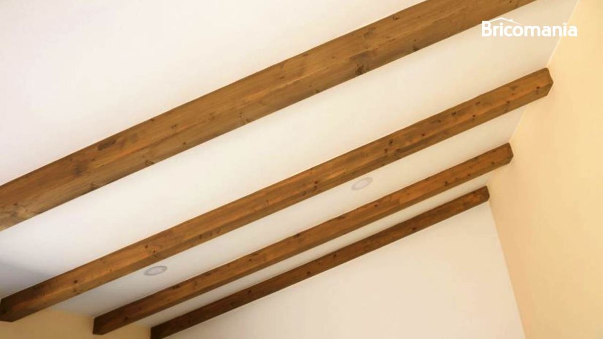 Vigas de poliuretano imitación madera