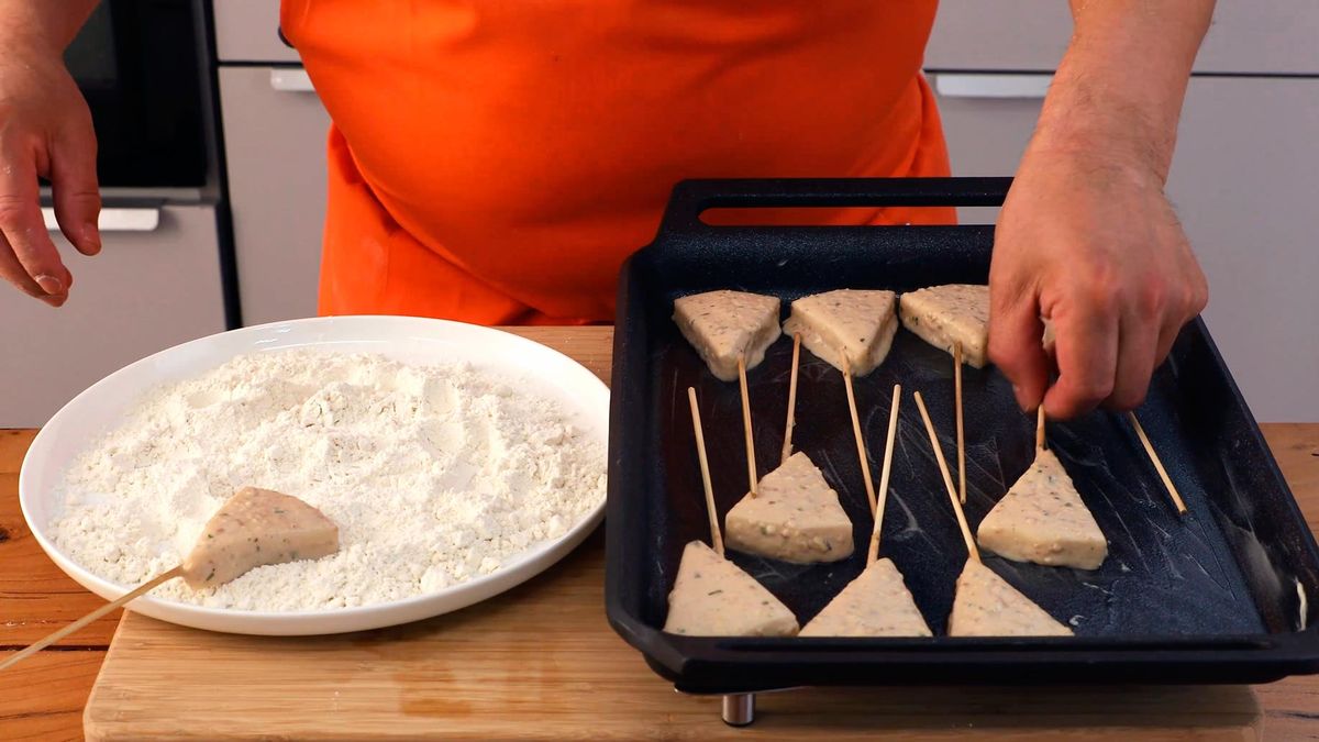 Recetas de piruletas de queso   paso 4