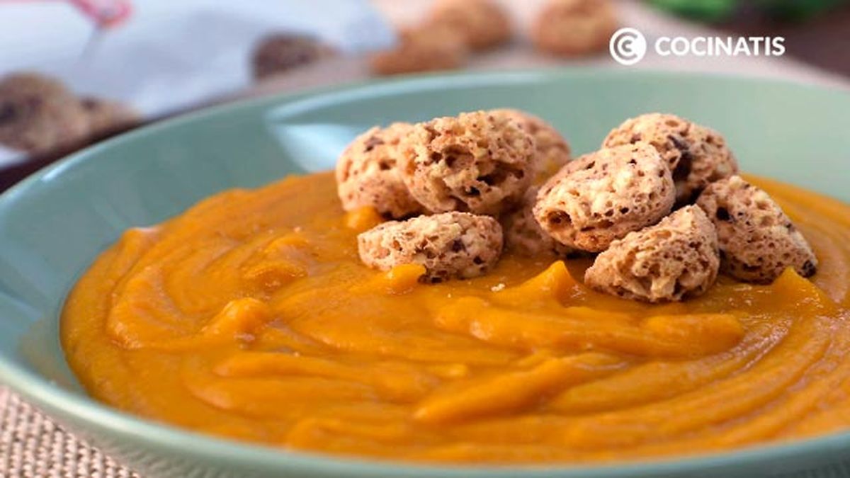 Receta de crema de calabaza y zanahoria con patata  paso 5