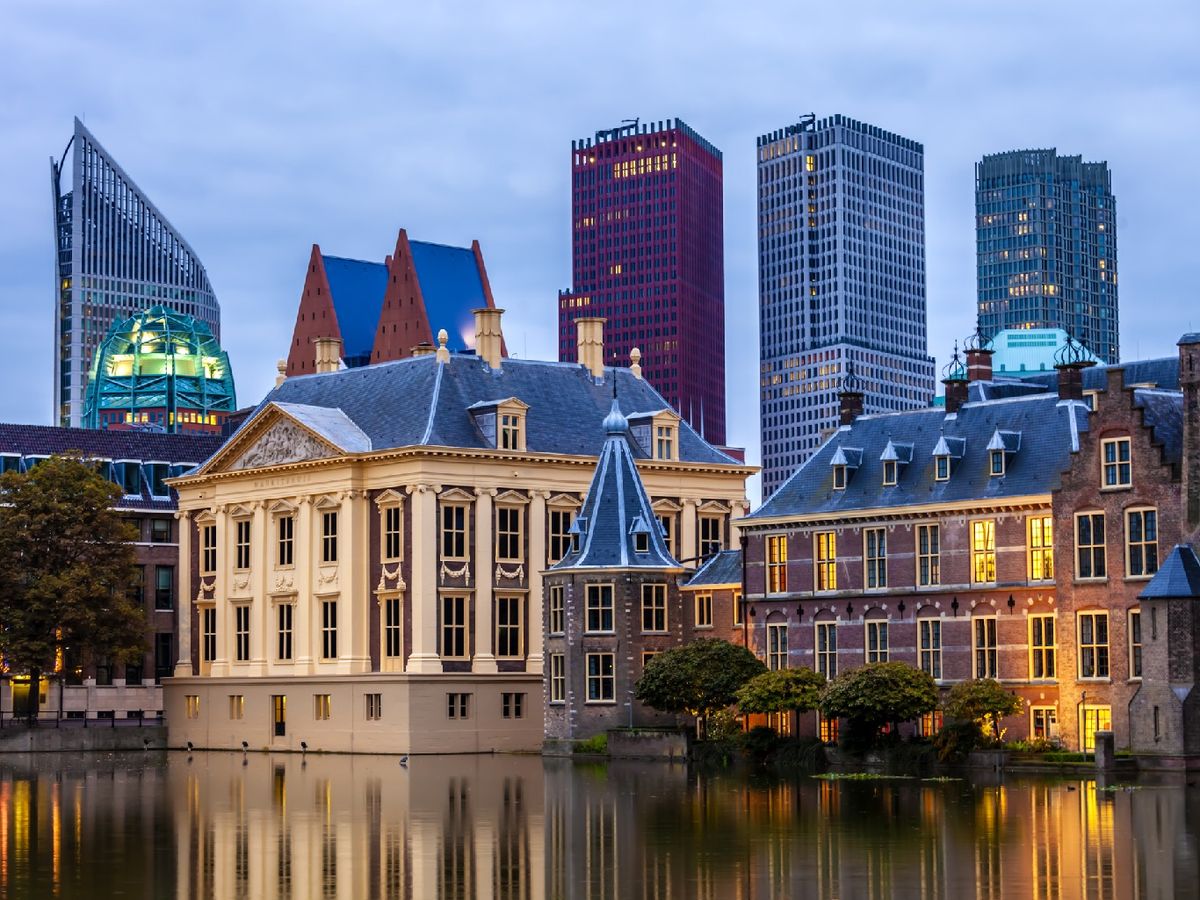 Vista panorámica de La Haya, Holanda