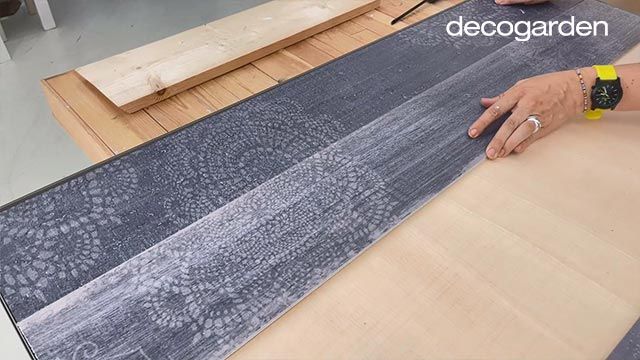como hacer un cabecero con revestimiento grosfillex paso 9