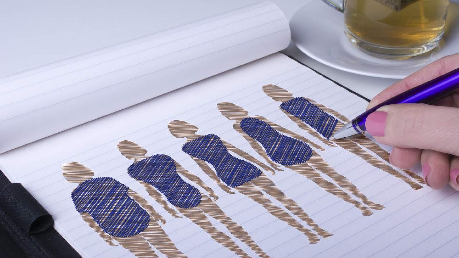 Las formas del cuerpo de la mujer se clasifican en cinco formas diferentes