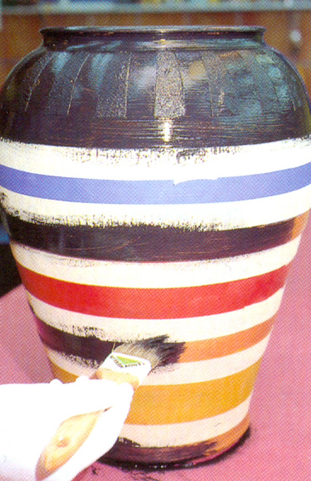 Decoración de tinaja o vasija paso 5