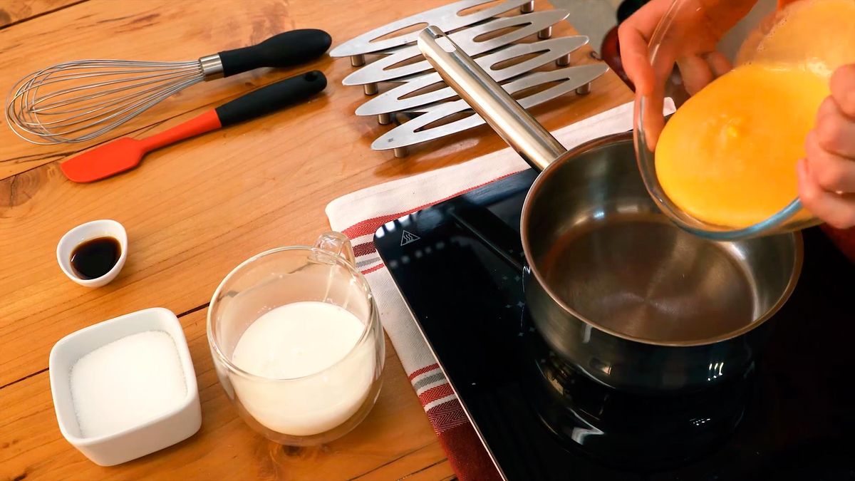 Receta de flan de calabaza   paso 3