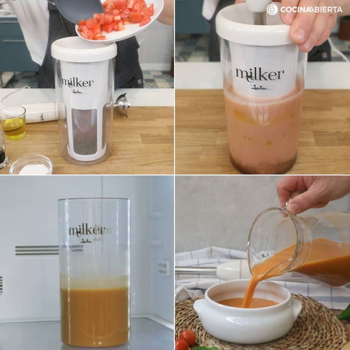 Paso a paso para hacer gazpacho de sandía