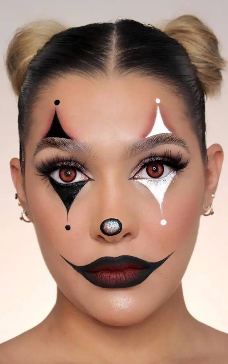 arlequin maquillaje carnaval