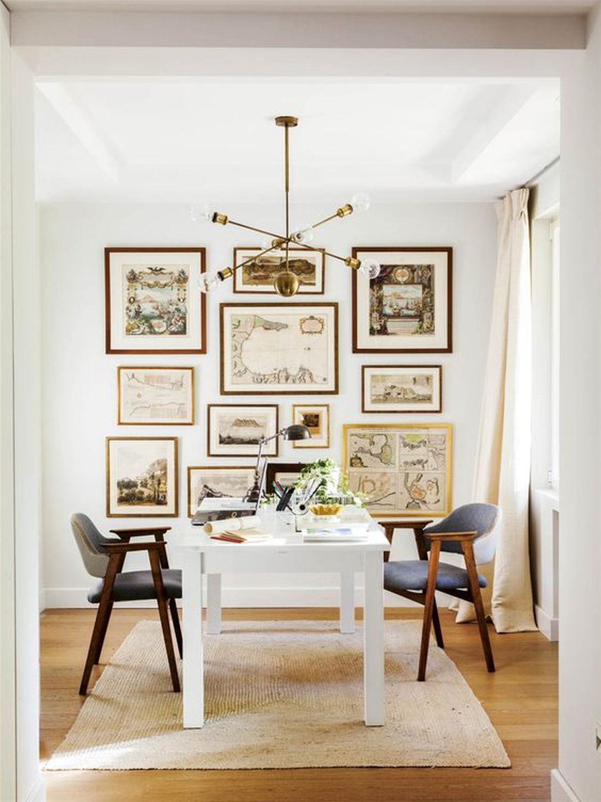 decorar salon cuadros zona comedor