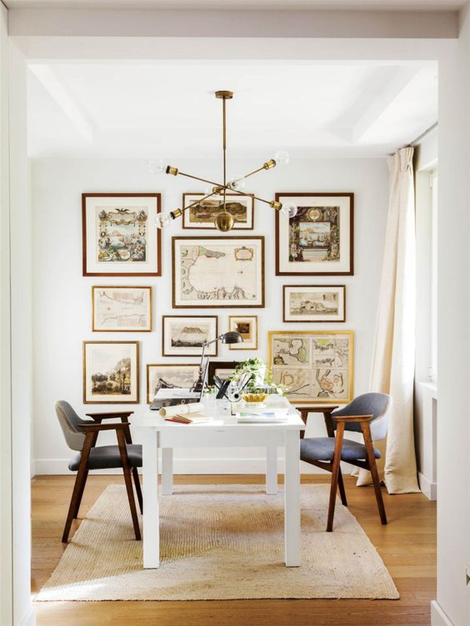 decorar salon cuadros zona comedor