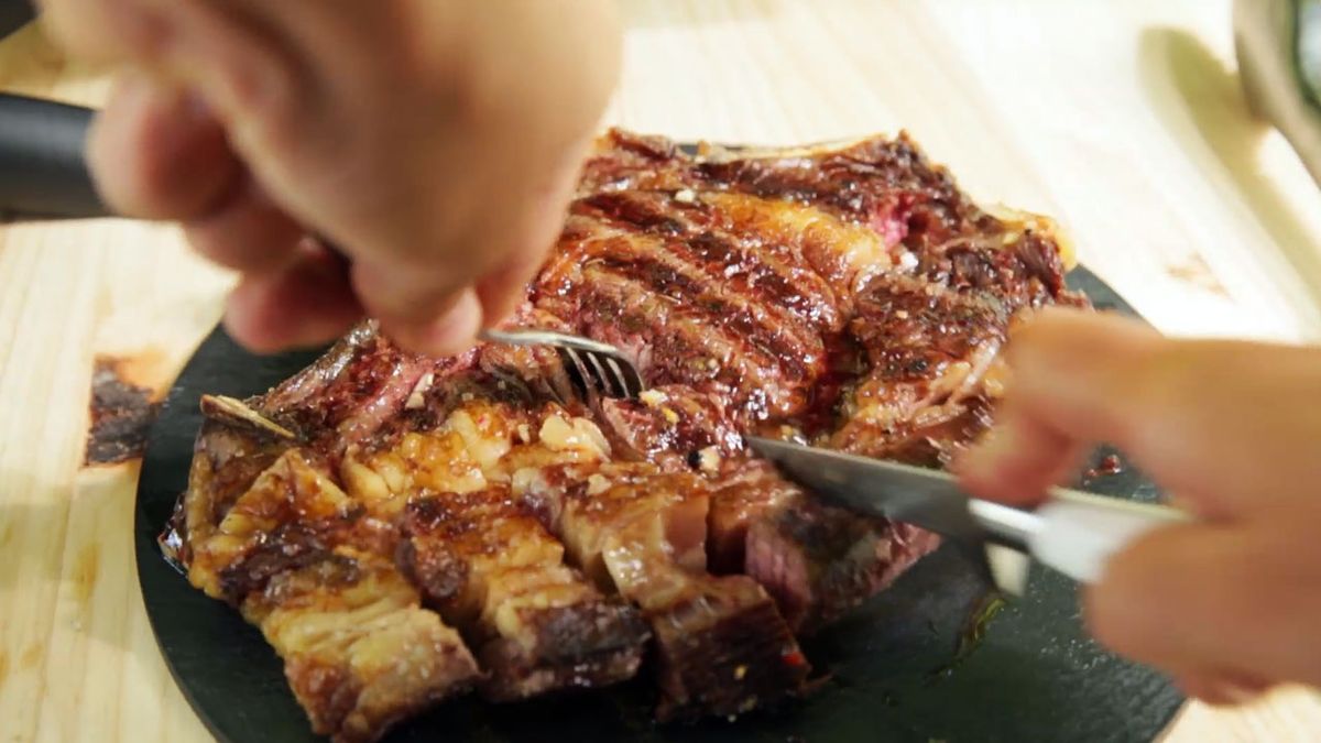 Chuletón en barbacoa   Paso 5