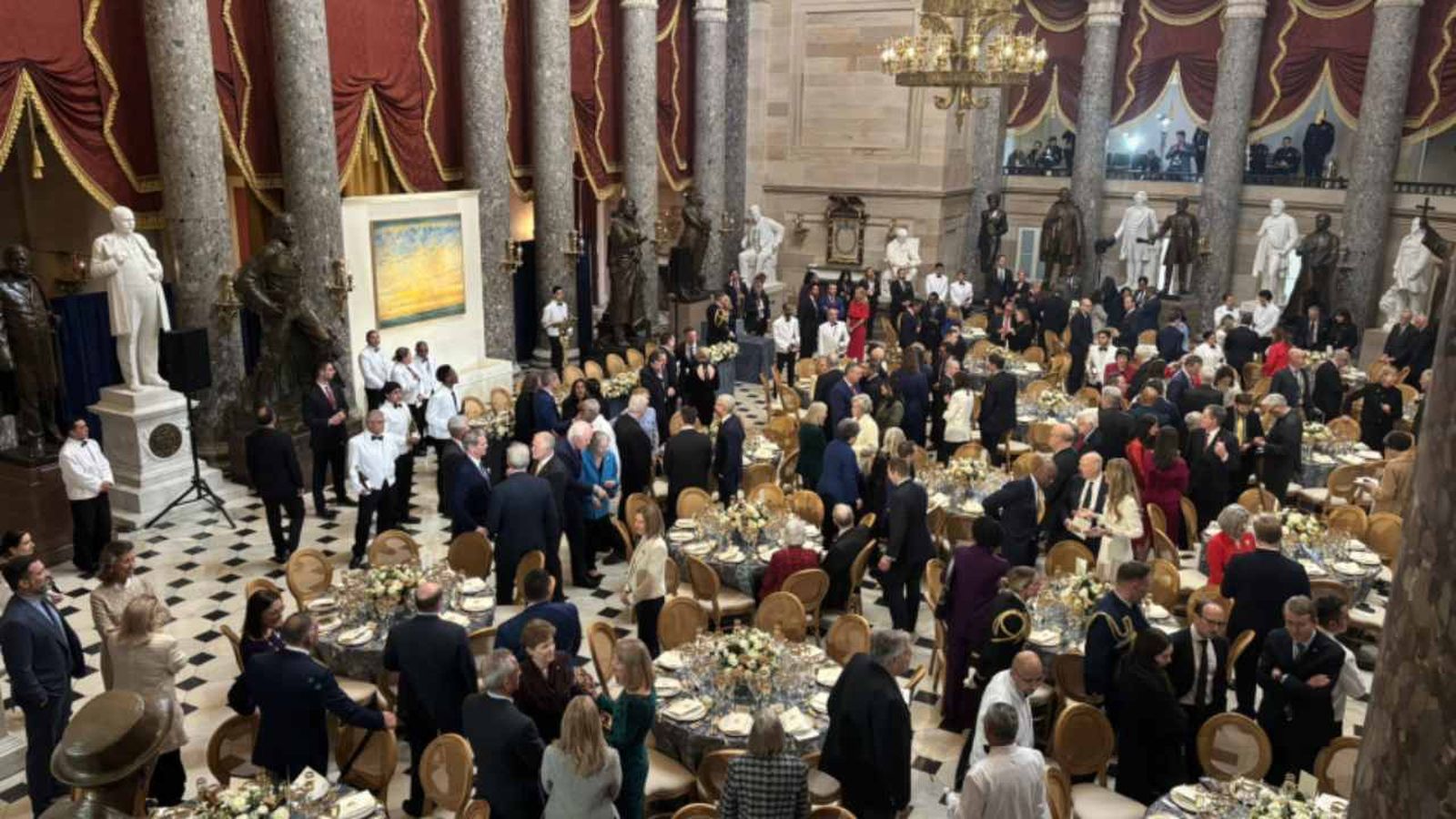 El menú de la investidura de Trump fue un homenaje a los productos locales