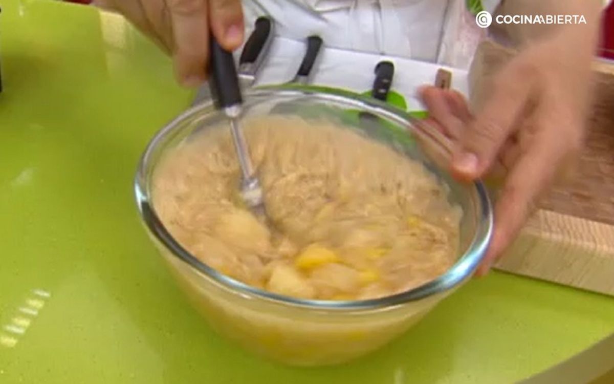 Remueve bien hasta conseguir una mezcla homogenea