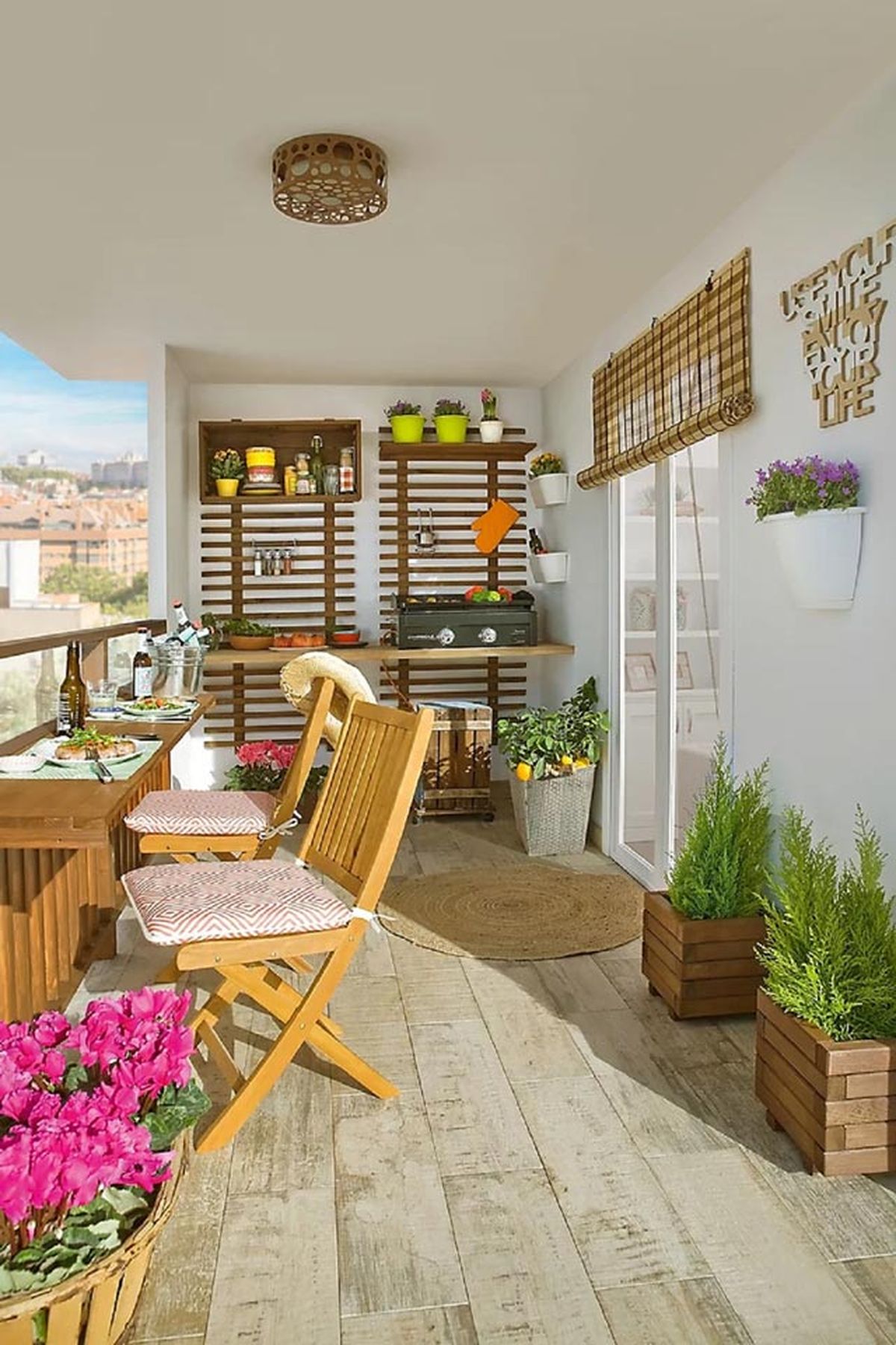 Cómo decorar terrazas pequeñas y sacarles el máximo partido 9