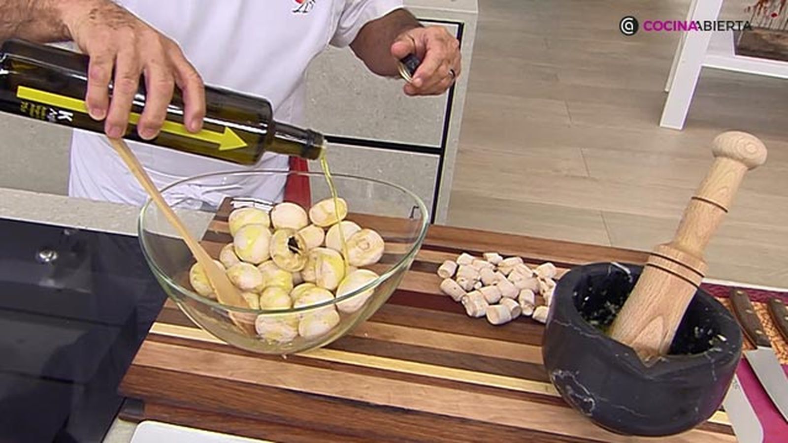 receta champinones ajillo ka paso 2