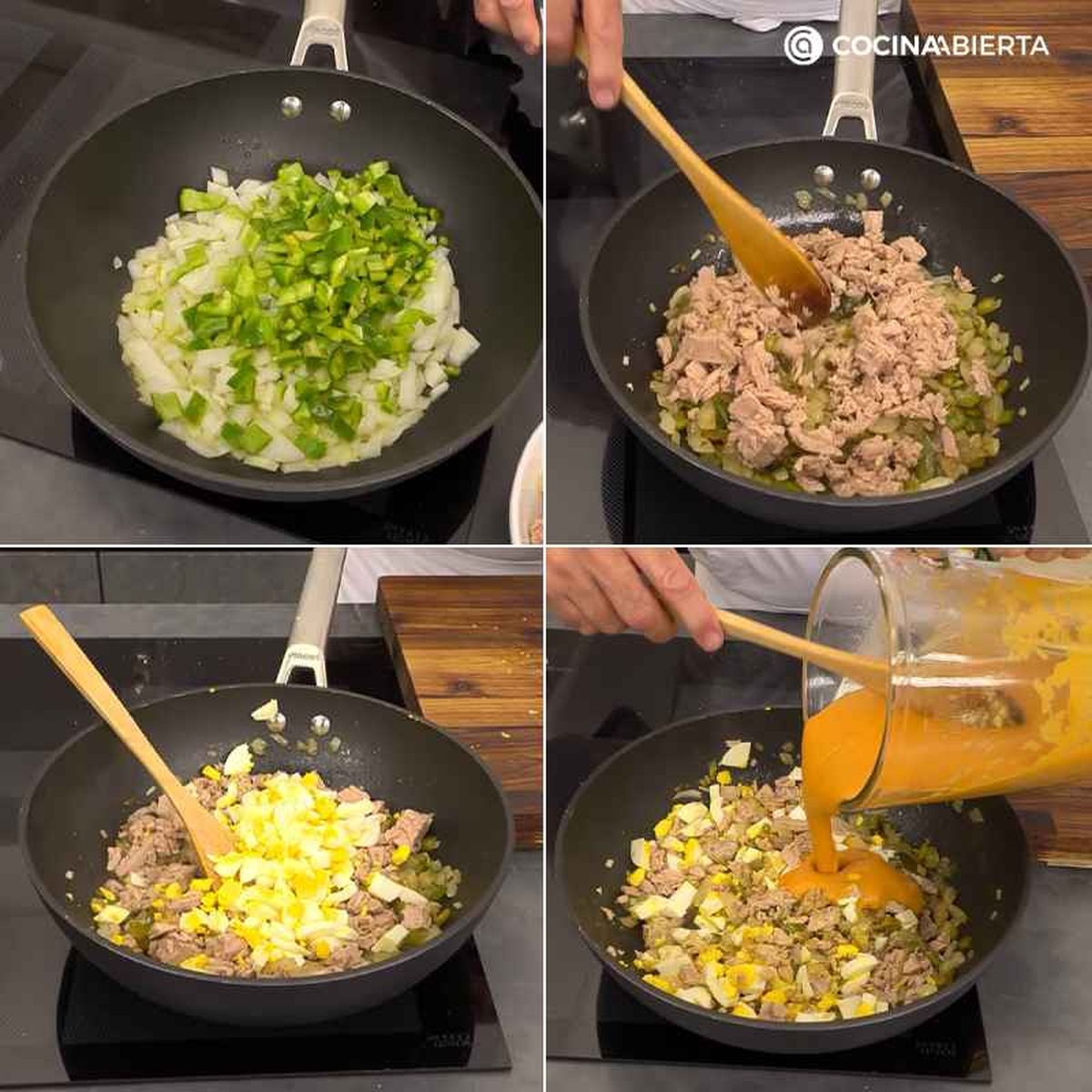 Paso a paso para preparar el relleno para la lasaña