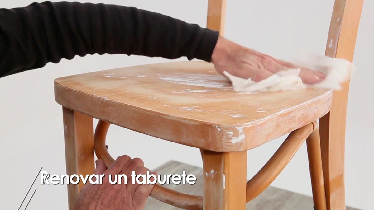 Cómo renovar un taburete paso 2