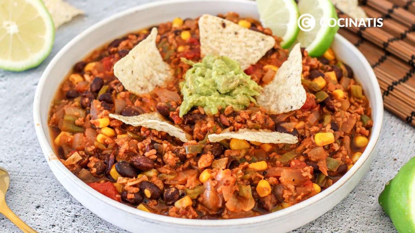 receta chili vegano