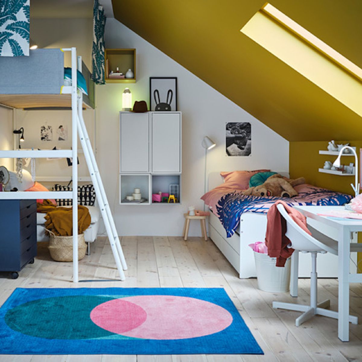 Dormitorios infantiles compartidos soluciones para disponer las camas en las habitaciones pequeñas 5