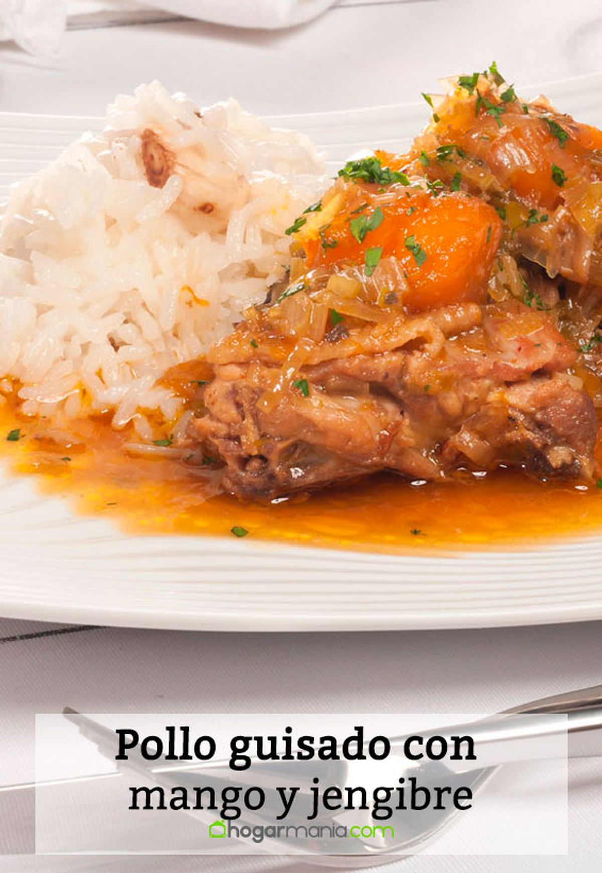 pollo guisado mango jengibre pin