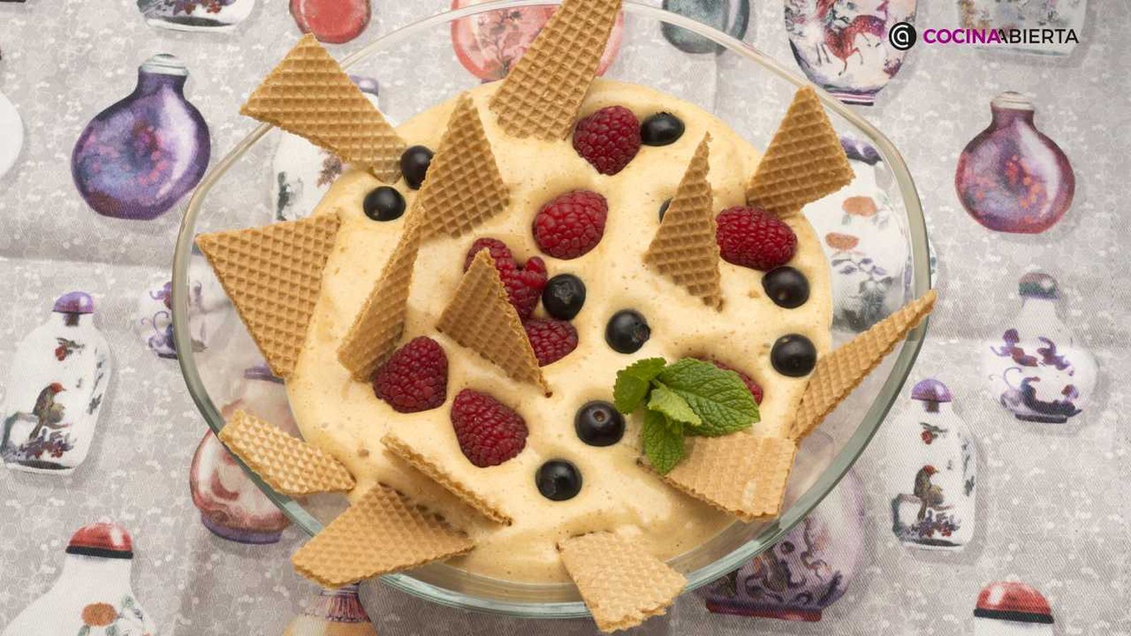 La mousse de turrón es una manera diferente de disfrutar de este dulce navideño