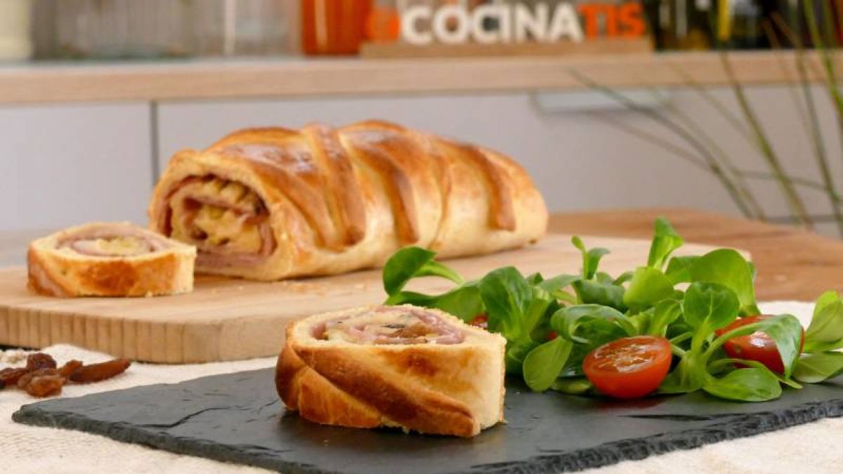 Receta de pan de jamón   Paso 7