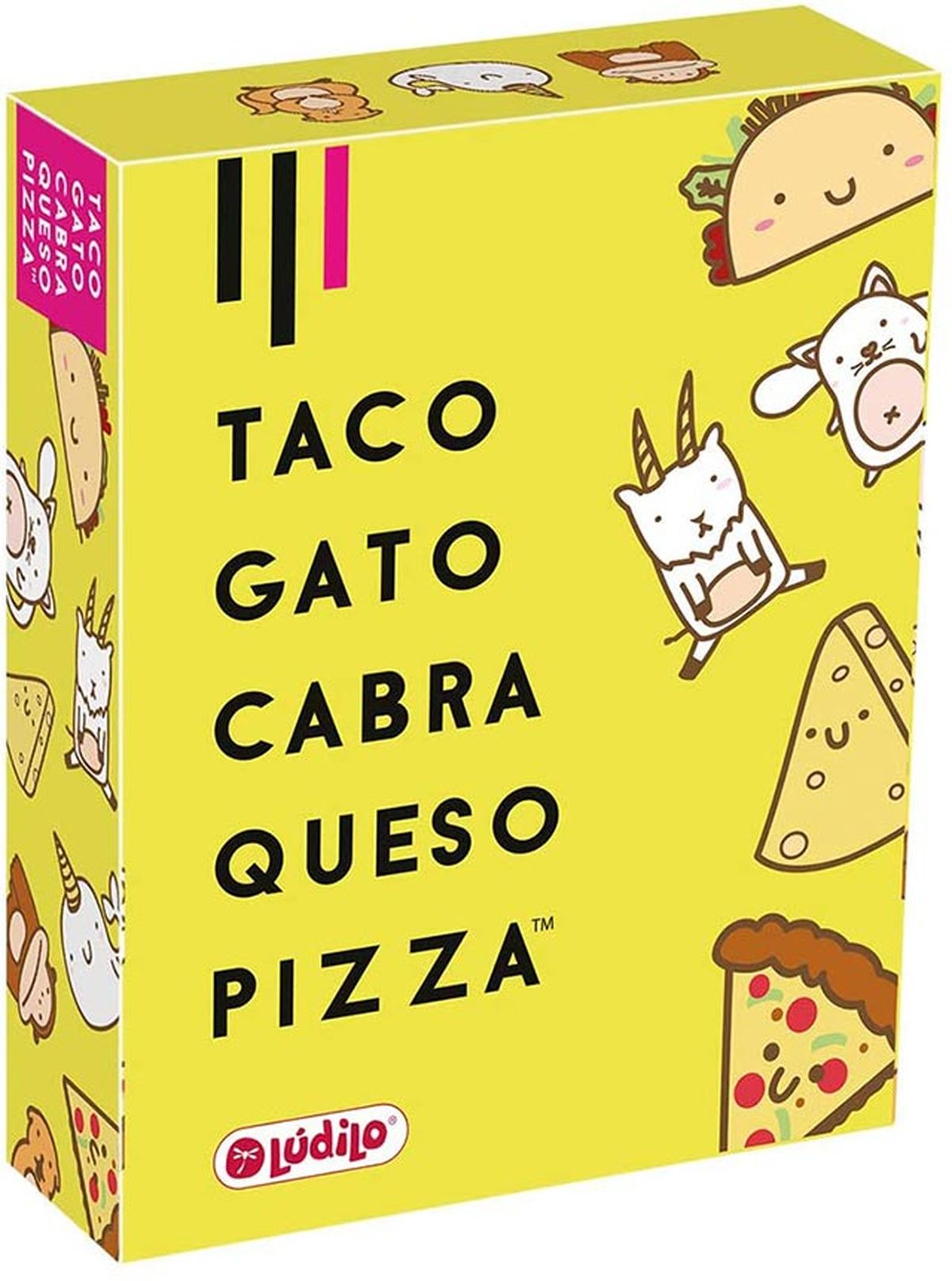 juego cartas taco gato cabra queso pizza