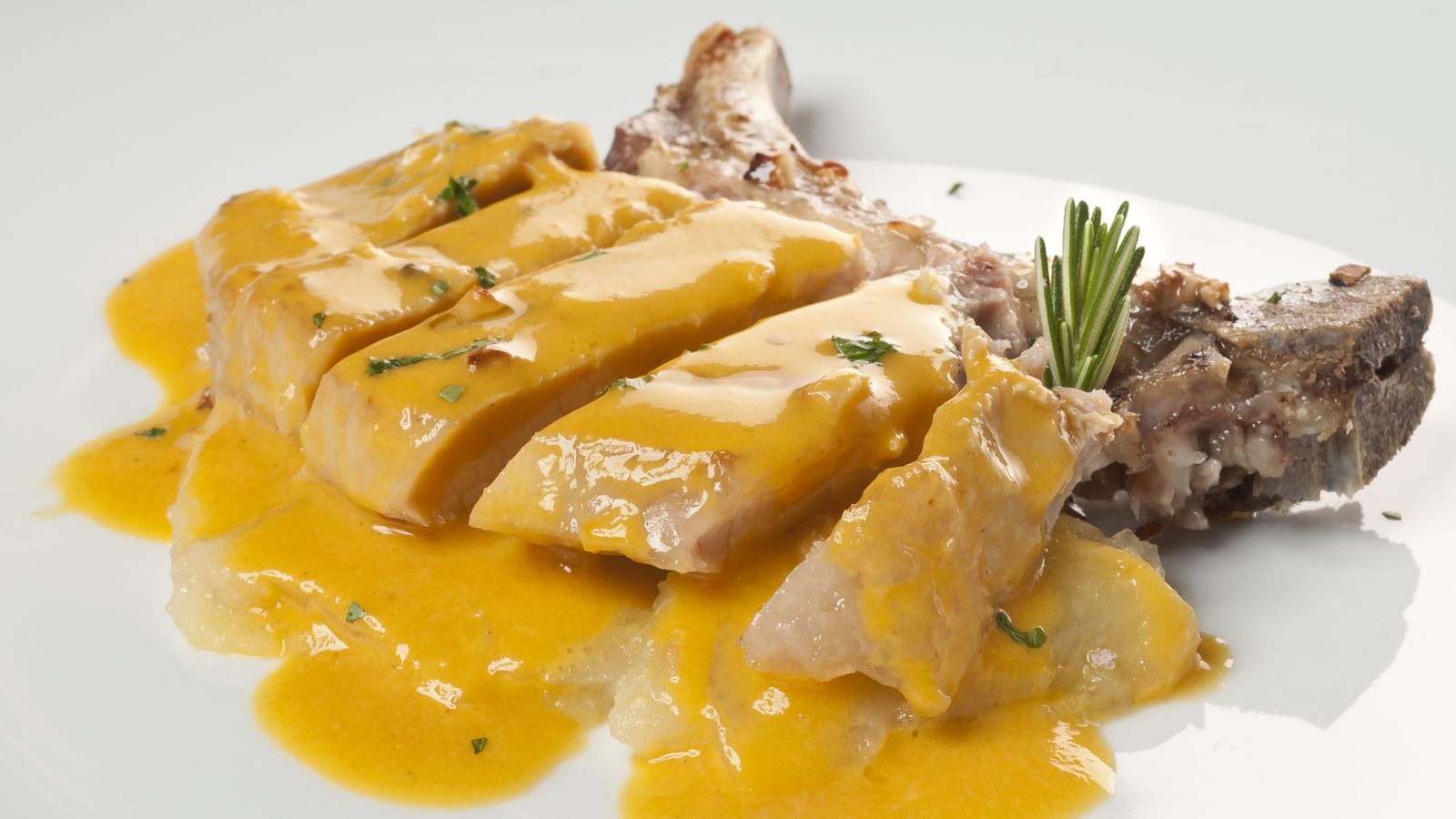 chuletas cerdo mango