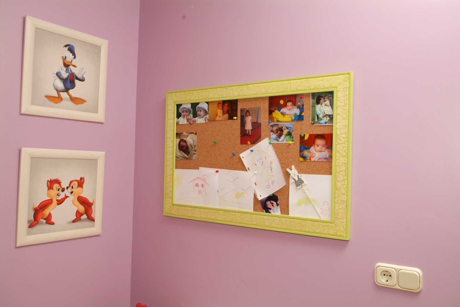 Enmarcar un panel de corcho