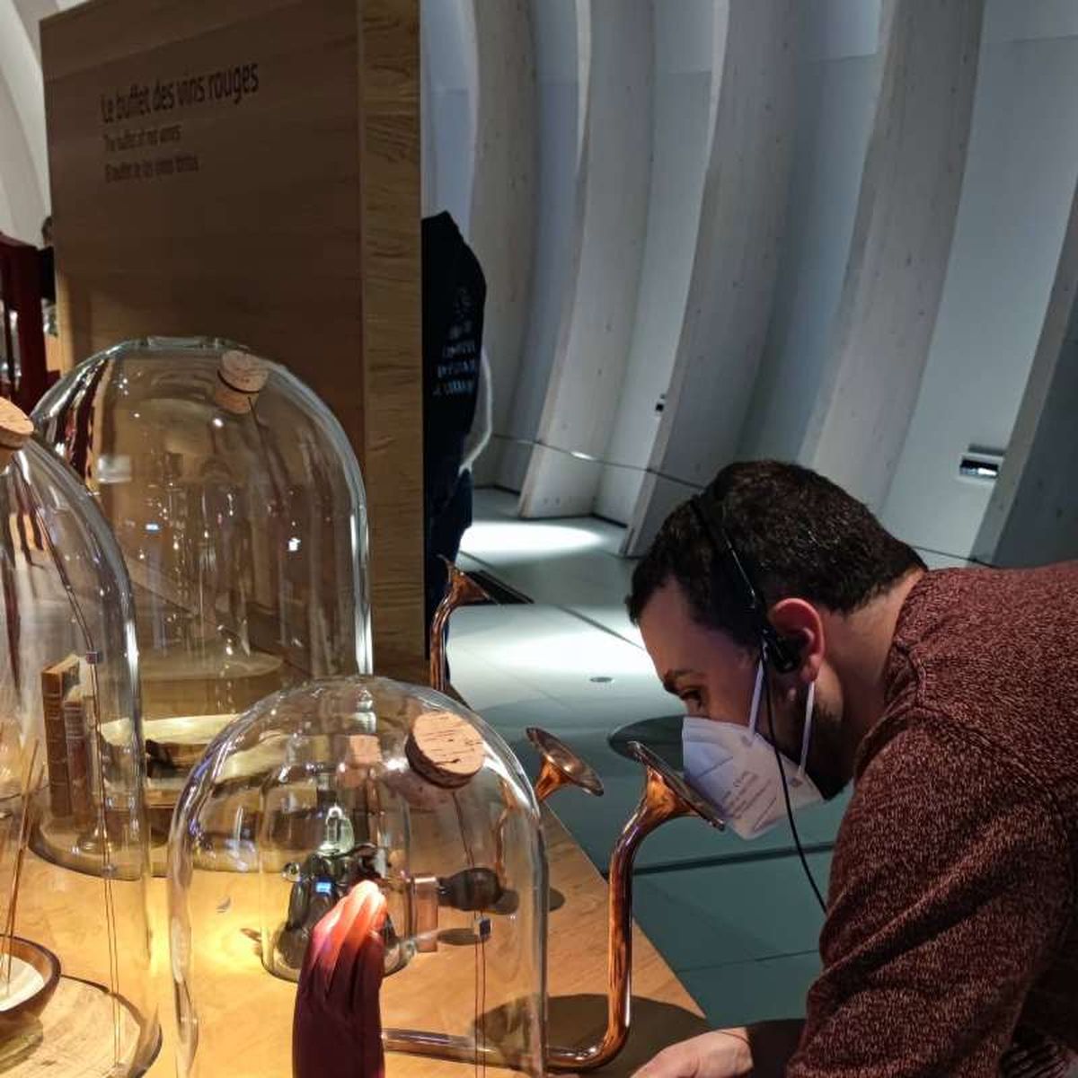 En la cite du vin, puedes entrenar tus sentidos para las catas de vinos