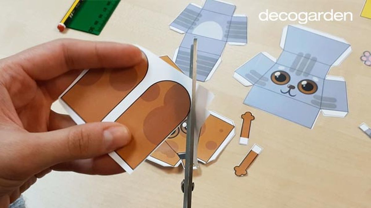 como hacer animales 3d paso 1