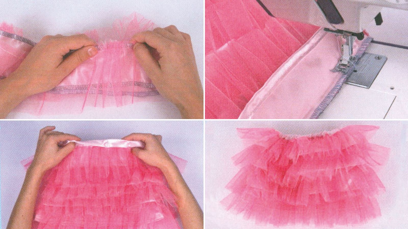 Hacer falda tul final pasos