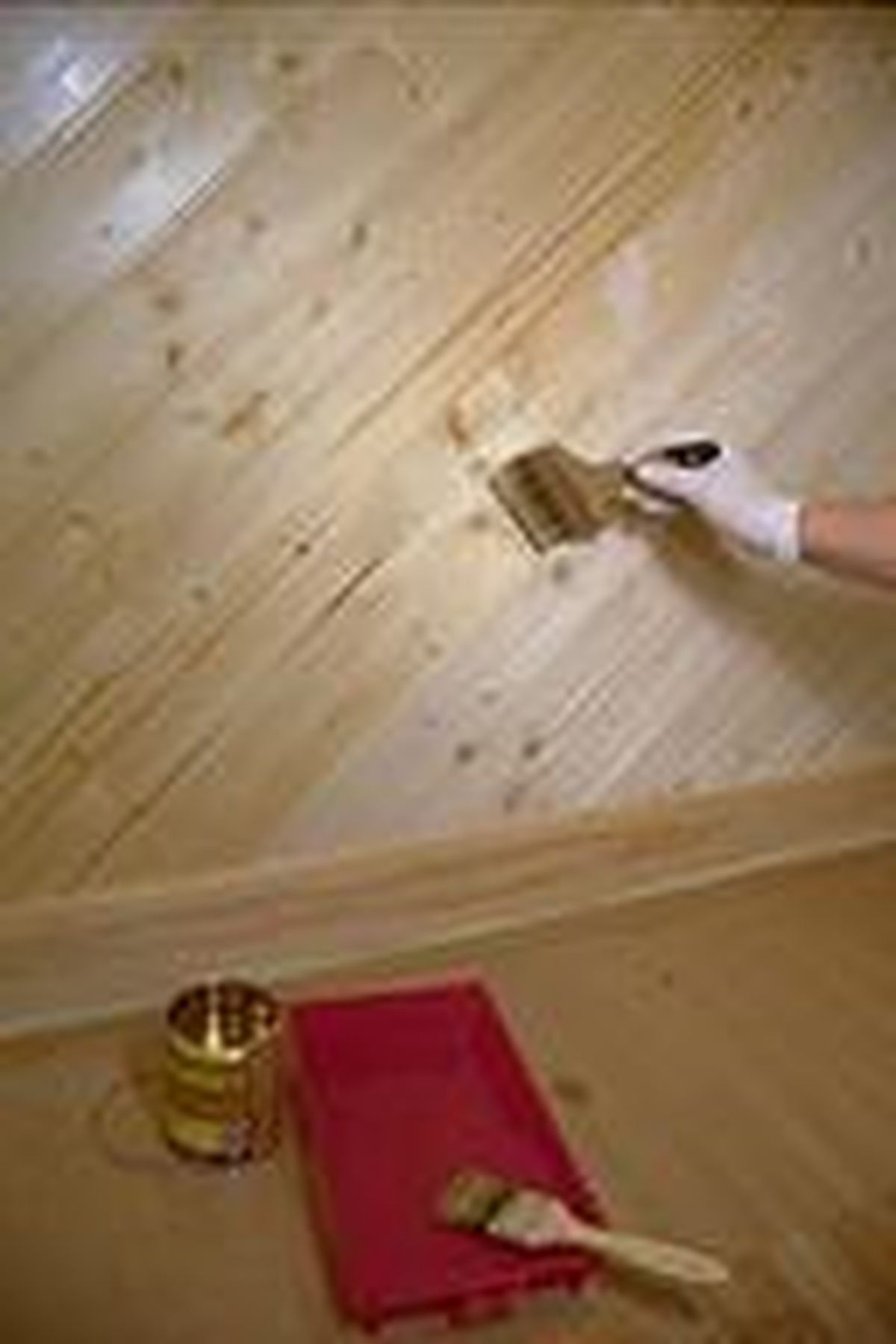 Pintar un friso de madera paso 3