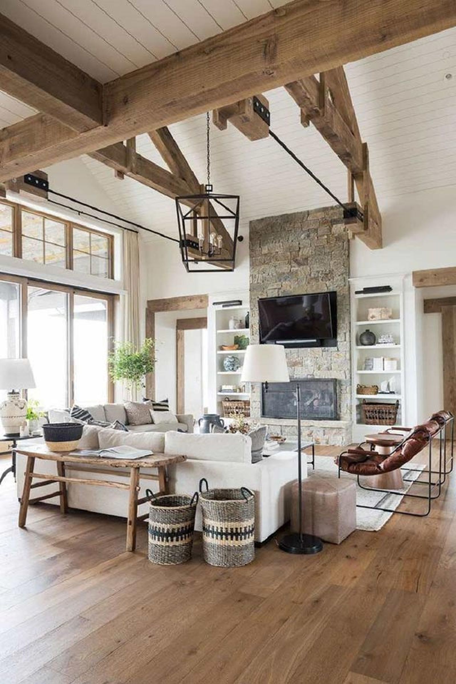 Claves para decorar casas de campo de estilo rustico moderno 2