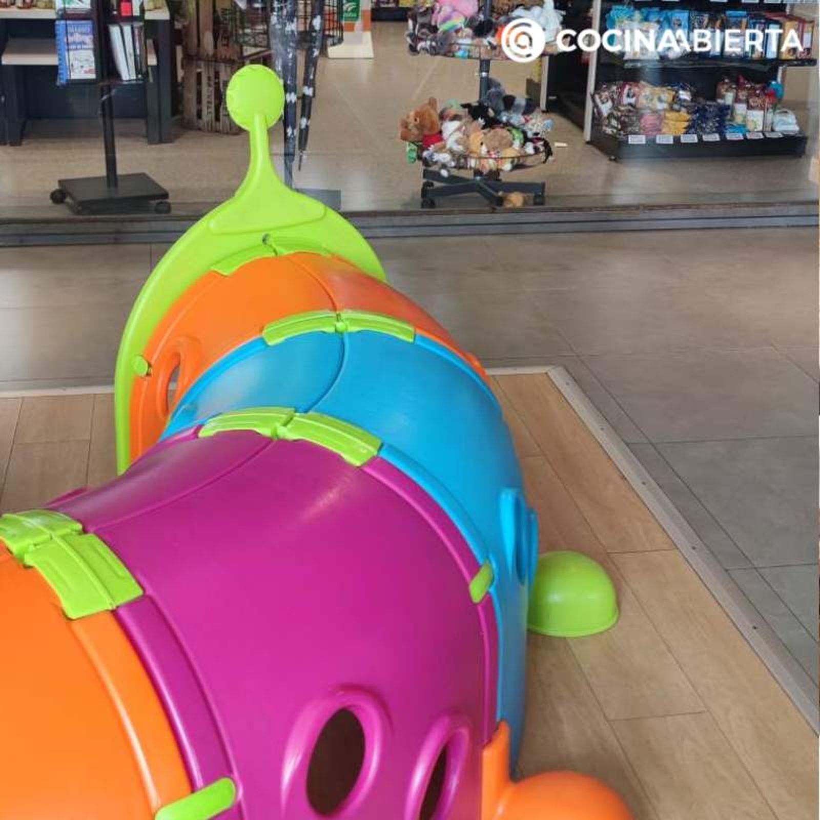 El área de Sobradiel cuenta con una zona de juegos