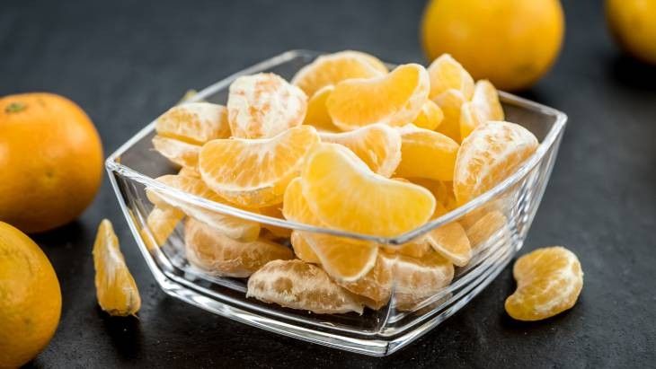 mandarina gajos