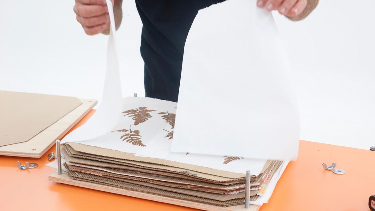 Bricomania Prensa para hojas secas p8