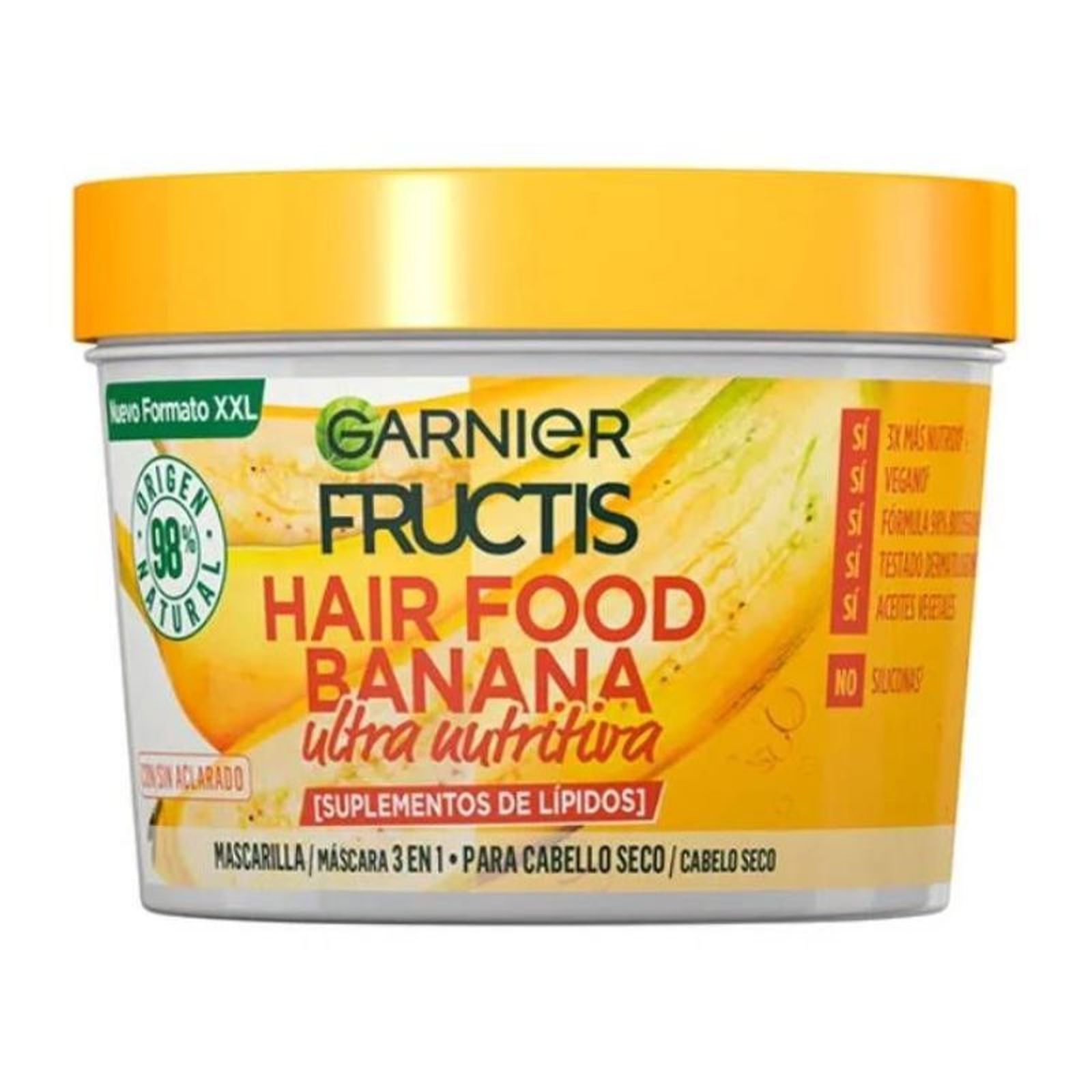 Mascarilla de banana de Fructis de Garnier