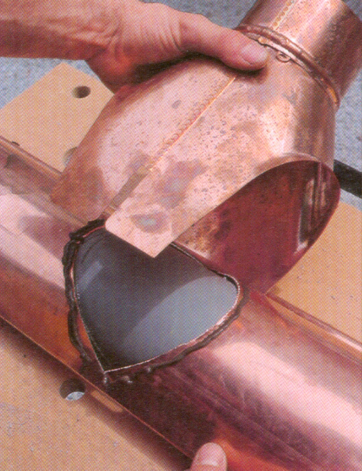 Instalación de un canalón paso 4