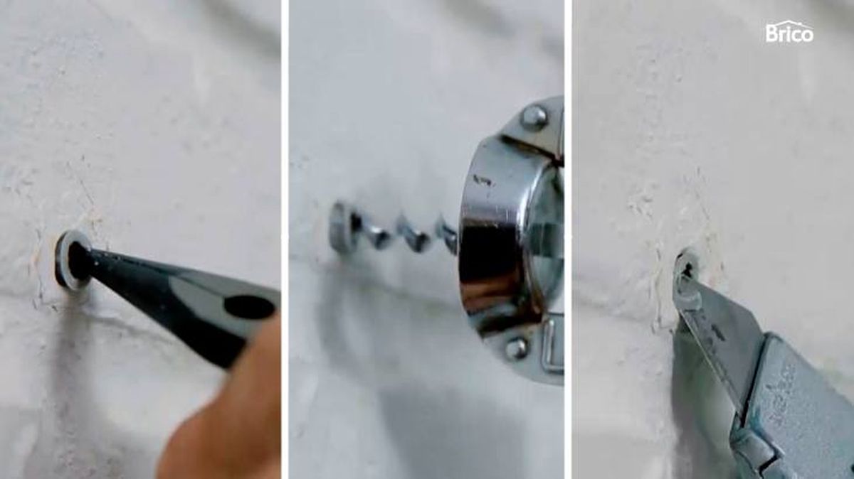 como sacar taco pared