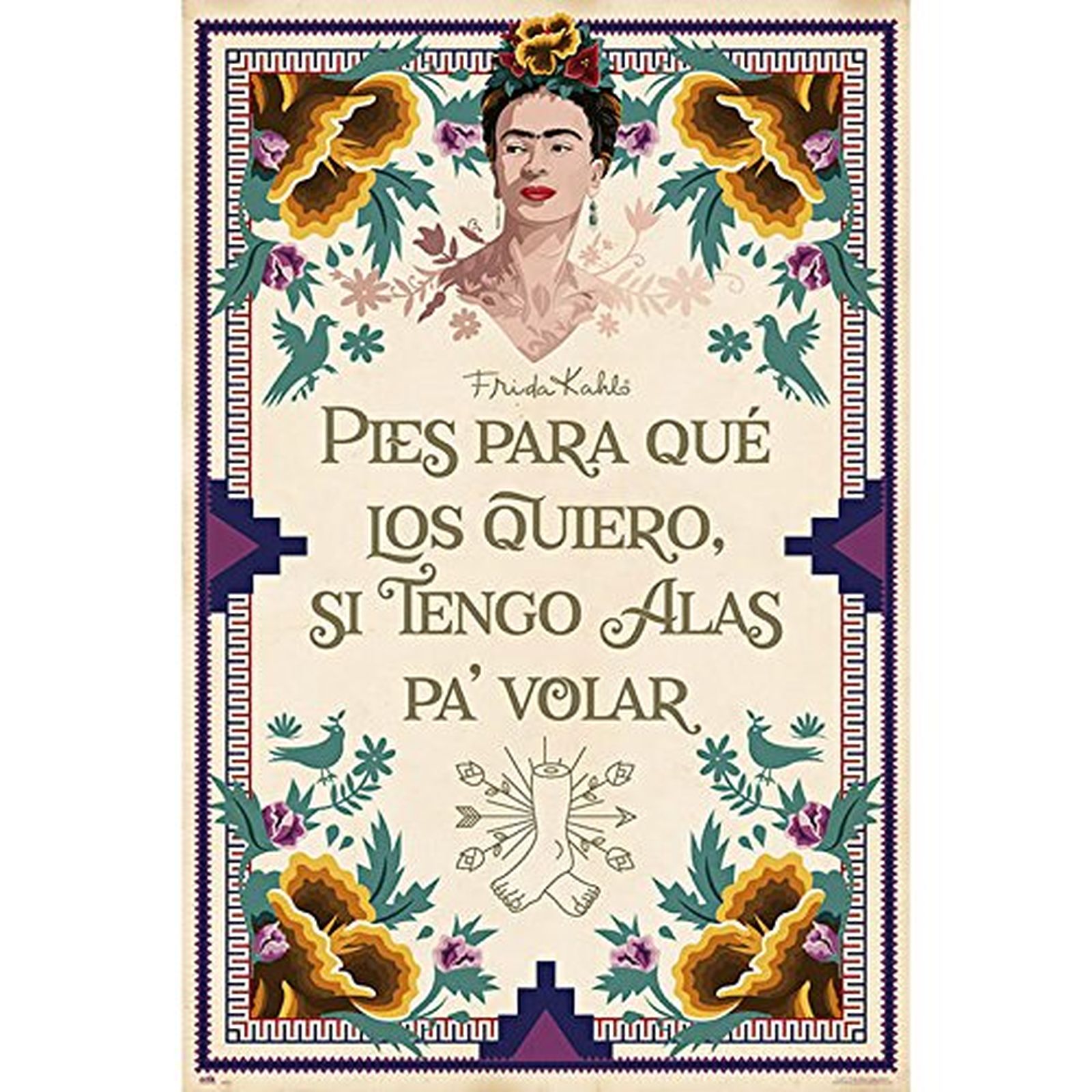 lamina frida kahlo frase
