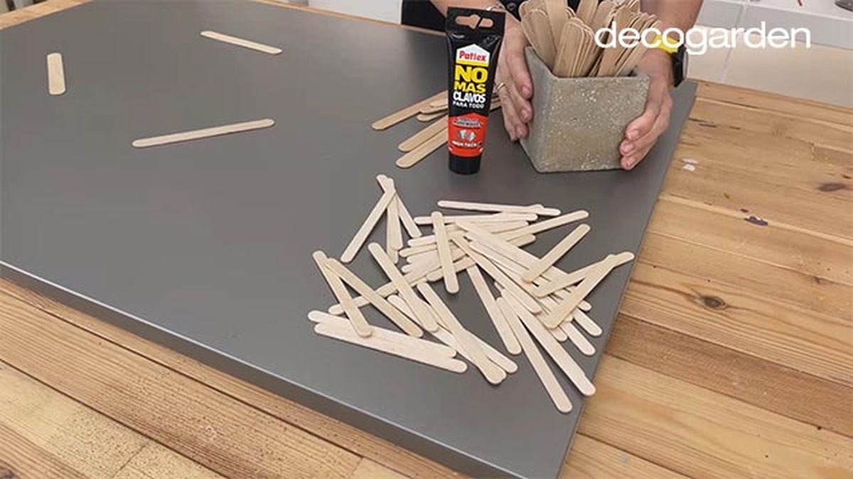 estanterias con palos de polo paso 1