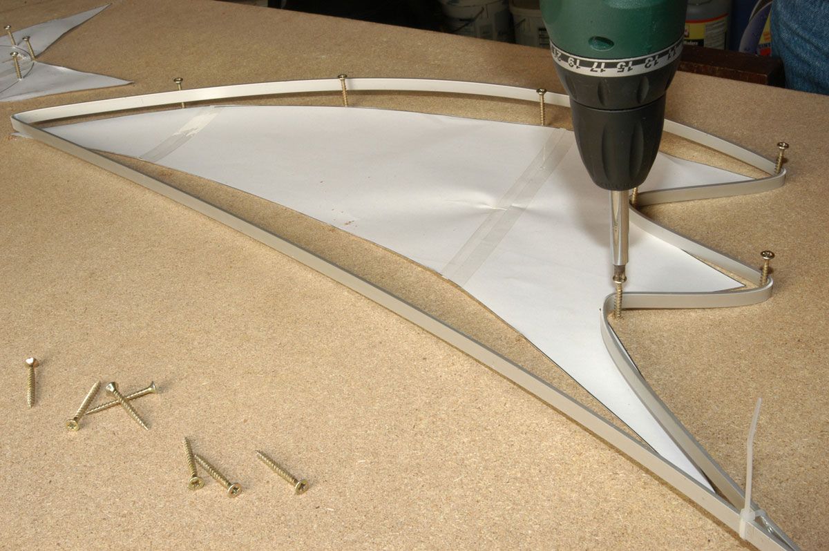 Estrella con tubo luminoso paso 6