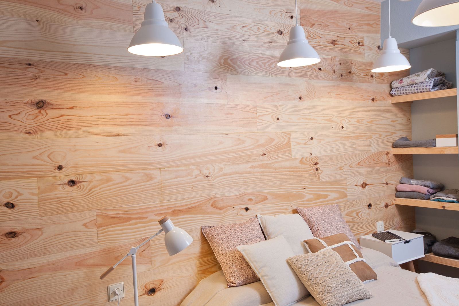Dormitorio de estilo escandinavo 1