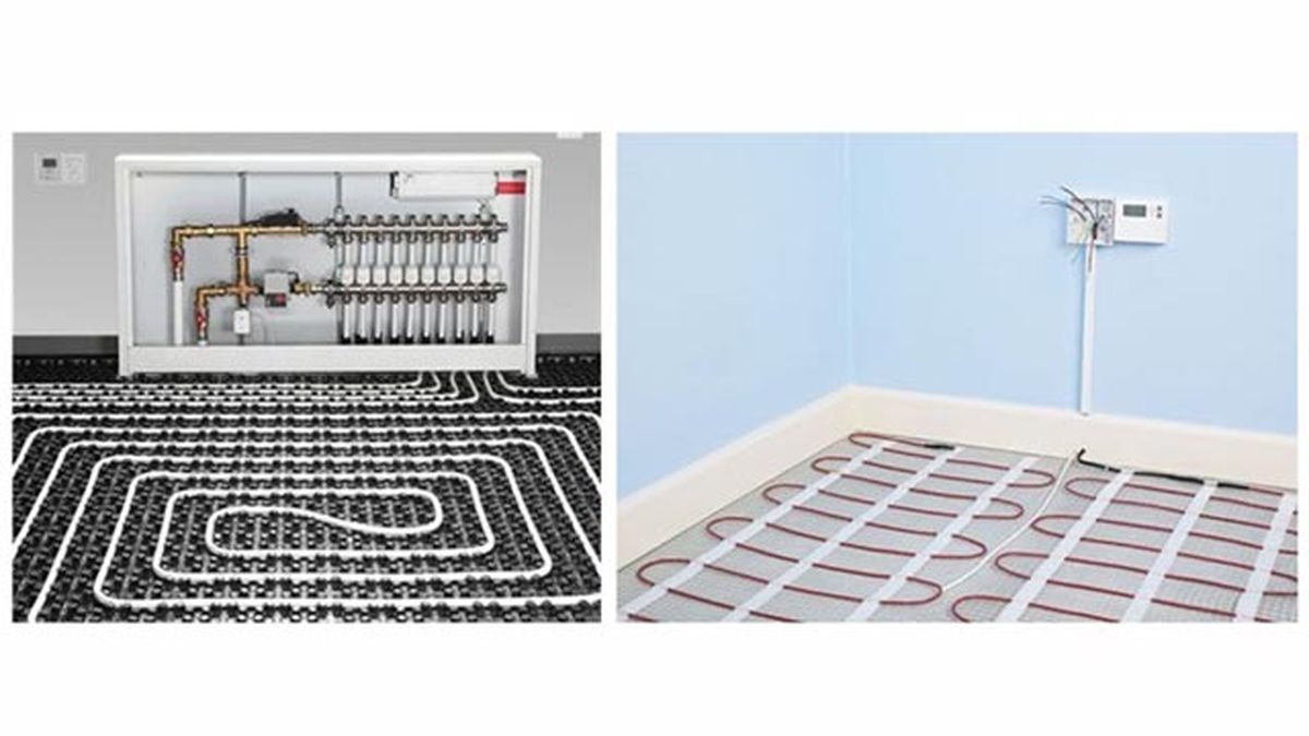 suelo radiante agua electrico