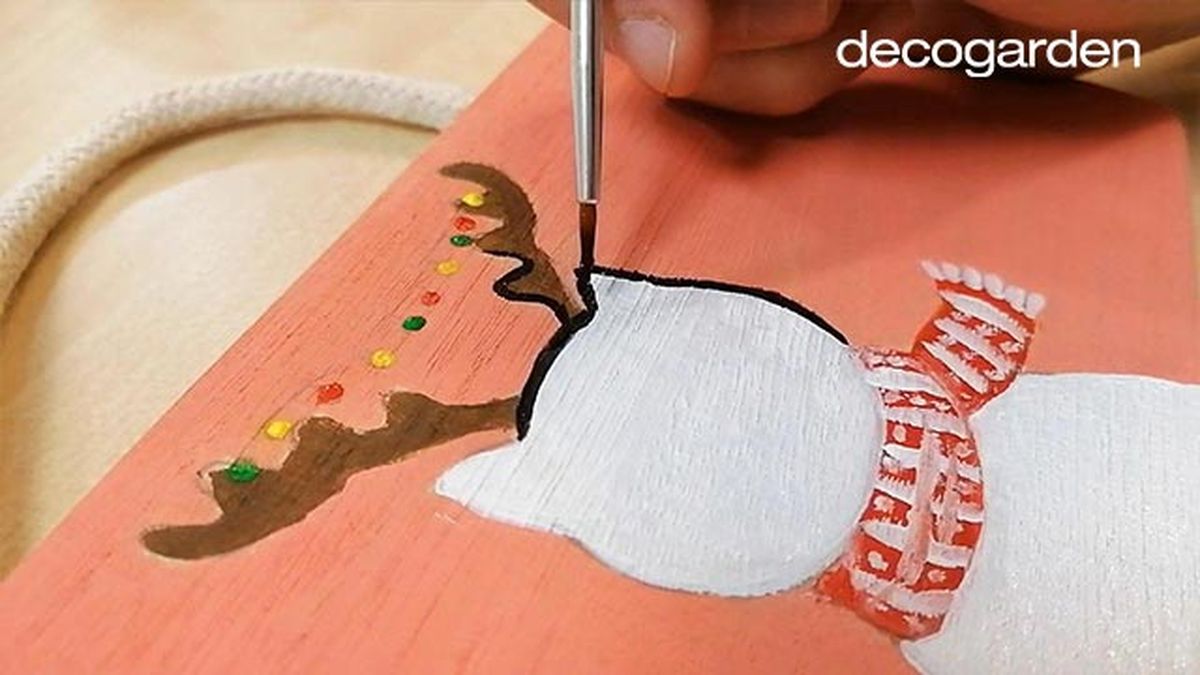 adorno navidad madera kawaii paso 6