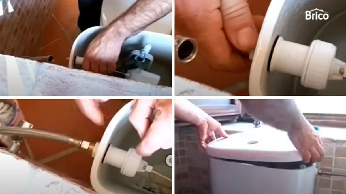 Colocar la nueva cisterna