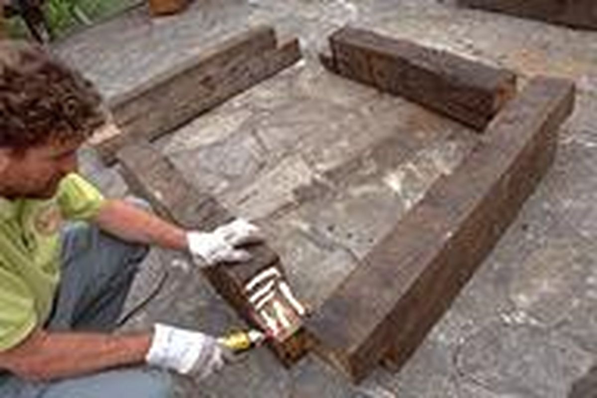 Jardinera o contenedor grande de madera paso 2