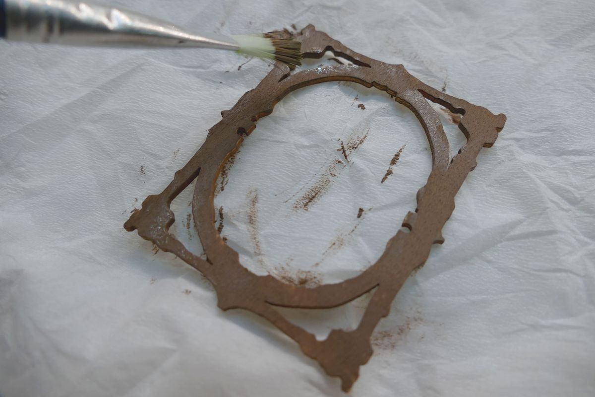 Decoración decopauge con servilletas de papel paso 9