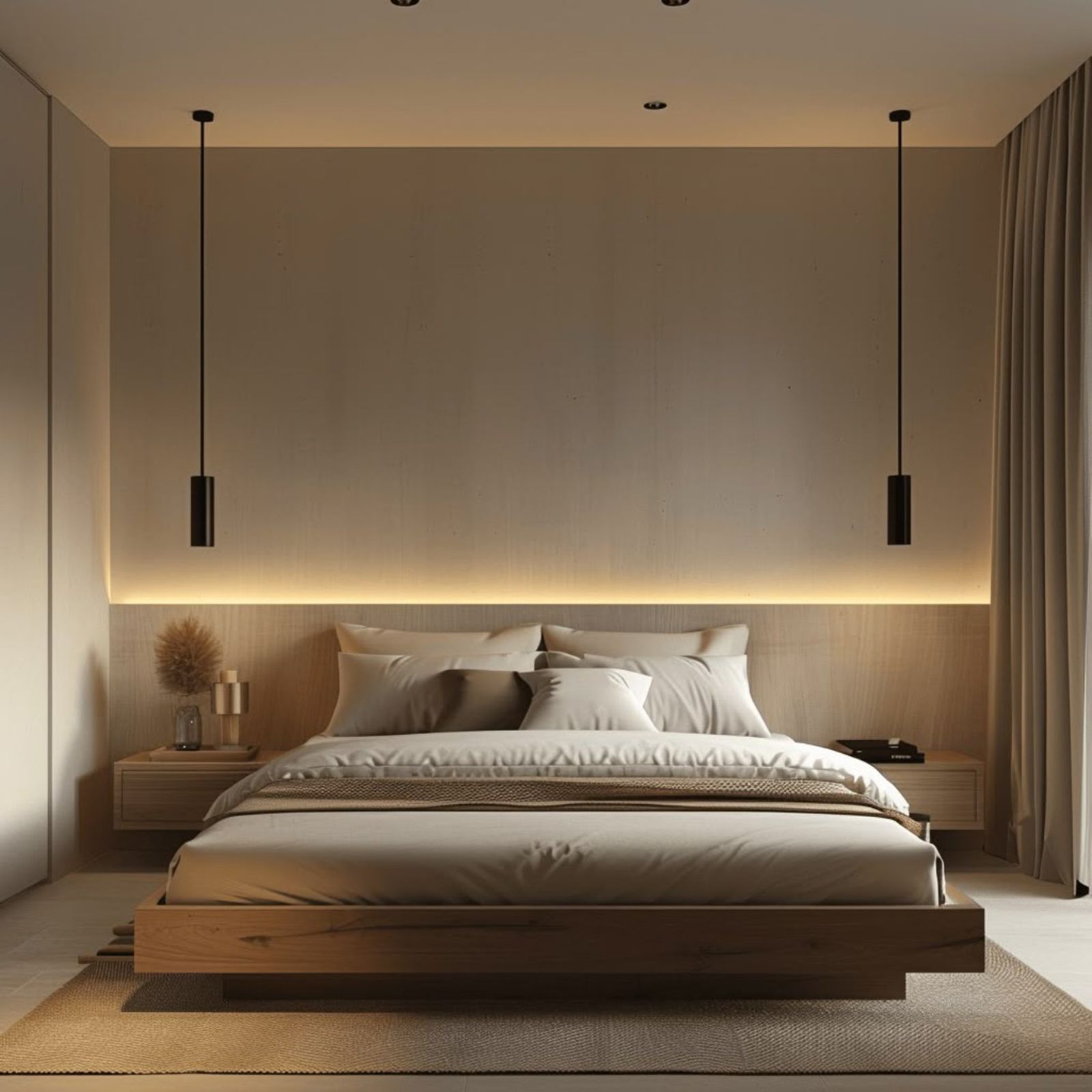 Luces led en el dormitorio