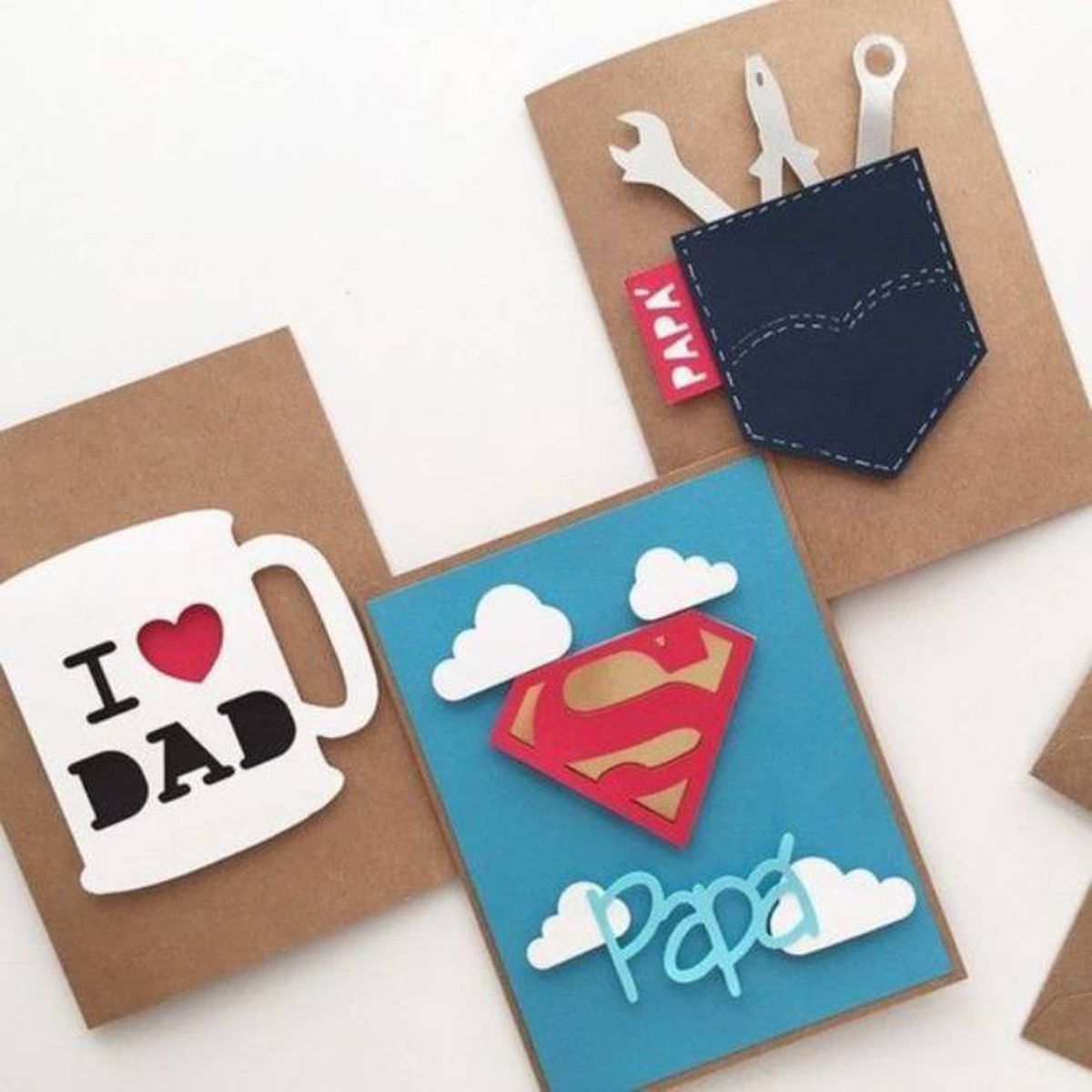 manualidades dia padre postales pinterest