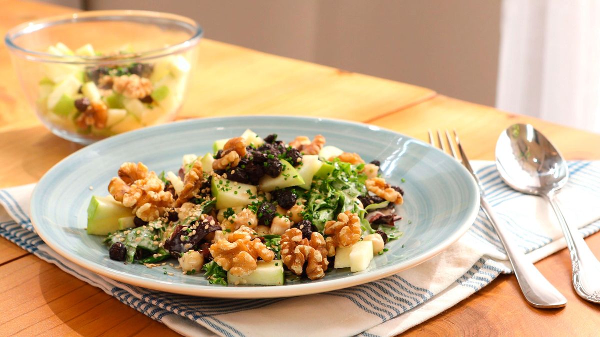 Ensalada de garbanzos y nueces   Paso 5